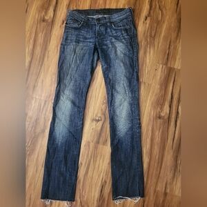 Womens Rock And Republic Jeans Size 25, Dark Wash, 32in Inseam, Bootcut